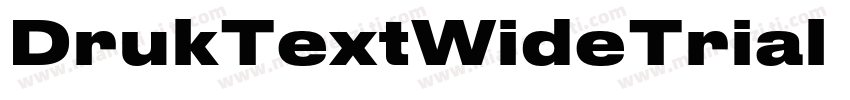 DrukTextWideTrial Medium字体转换